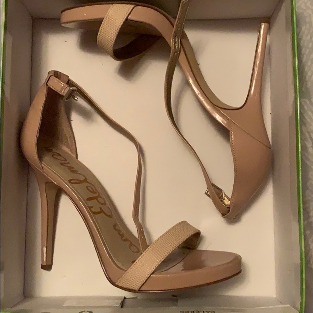 Sam Edelman Nude Strap Heel